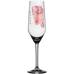 Moonlight Queen Champagneglas 30cl, Rosa - Carolina Gynning