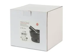 Mortel - Hem - 9716218 - Svart marmor - Diameter 18 cm - Manuell