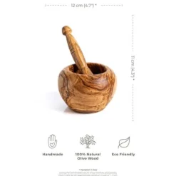 Mortel - stöt - manuell krossare Darido - MortarUndPestle12