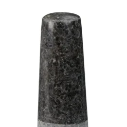 Mortel och stöt, Granit, 6x8,5 cm, Grå