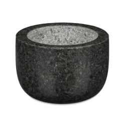 Mortel och stöt, Granit, 6x8,5 cm, Grå