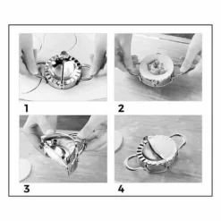 Moule Pâtés en croûte - Quttin - 9,5 cm - Rostfritt stål - Silverfärgad - Modern