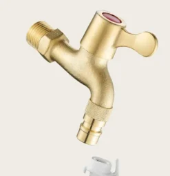 Mässing Automatisk Tvättmaskin Kran 1/2" Inlopp Model 1