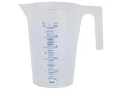 Mätbägare 0,5 ltr Öppet handtag Mjuk plast PP