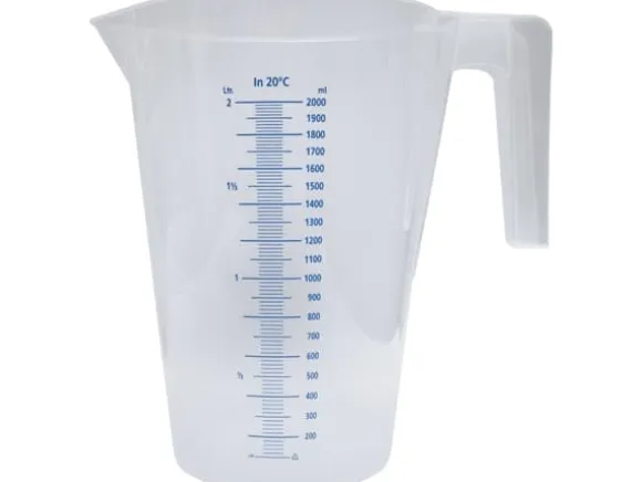 Mätbägare 0,5 ltr Öppet handtag Mjuk plast PP