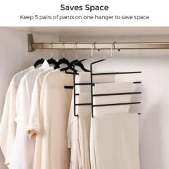 Multi byxhängare, 32x0,5x35 cm, svart