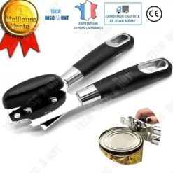 Multifunktionell burköppnare - TD® - 3-i-1 manual - Rostfritt stål - Kapsylöppnare - Praktisk