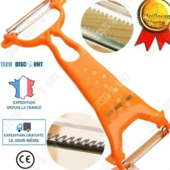 Multifunktionell rivare/skalare - TD® - 17,5x12 cm - PS + 420J2 - 41 g - Praktisk och bärbar