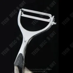 Multifunktionell skalare - TECH DISCOUNT - 2 delar - Rostfritt stål - Svart - Ergonomisk