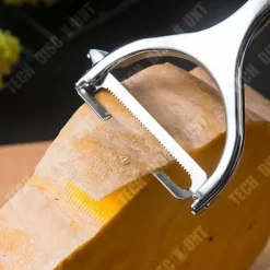 Multifunktionell skalare - TECH DISCOUNT - 2 delar - Rostfritt stål - Svart - Ergonomisk