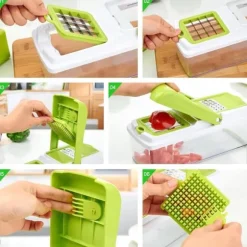 Multifunktionellt mandolinjärn - frukt, ost och grönsaker