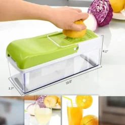 Multifunktionellt mandolinjärn - frukt, ost och grönsaker