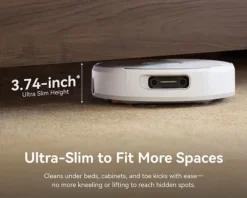 Narwal Flow Robotdammsugare - TwinAI Navigation 20000Pa Självrengörande EdgeReach Hot Wash 120-dagars automatisk dränering