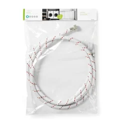 Nedis Inloppsslang nylon | 1/2'' | 3/4'' | 10 Bar | 90 °C | 2.50 m | Användning: Maträtt / Tvättmaskin | Nylon
