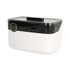 Nedis Ultrasonic Smyckes rengöring | Strömadapter | 220 - 240 V AC 50/60 Hz | 1.8 l | Vit
