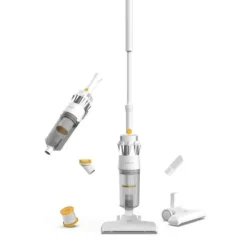 Newlux - Vitstädare med kabel, manuell och vertikal, 800W, 2L, 16.5 Kpa och F.HEPA 5m räckvidd