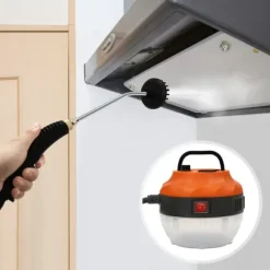 Ångrengörare 1600 W, 6 justerbara nivåer, antidropp-backventil, 5,5 bar, flera borstar, 220 V EU-kontakt, för hem & kommersiellt bruk