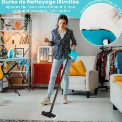 Ångrengörare, 33x13x24.5 cm, Blå