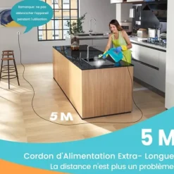 Ångrengörare, 33x13x24.5 cm, Blå