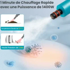 Ångrengörare, 33x13x24.5 cm, Blå