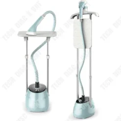 Ångstrykningsapparat vertikal - TECH DISCOUNT - 1.6L - 1800W - 10 hastigheter - Högtemperatursterilisering