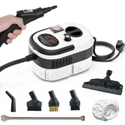 Ångtvätt, Hög Temperaturprestanda, Handhållet Design,Uppgraderad Vit, 220 V