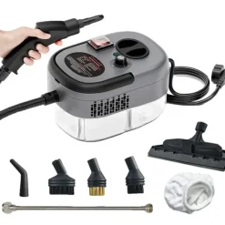 Ångtvätt, Högtemperaturprestanda, Ergonomisk Design,220 V, 200805-grå, EU