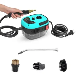 Ångtvätt, Högtryck, Bärbar Design,Blå, EU, Elektrisk