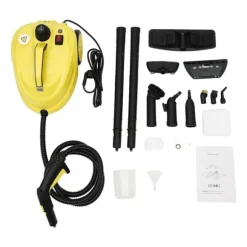 Ångtvätt, 2000W Effekt, 5 Bar Tryck,Gul, 220 V