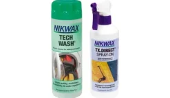 NIKWAX TECH WASH 300 ML + TX DIRECT SPRAY-ON 300 ML, tvätt impregnering GORE-TEX