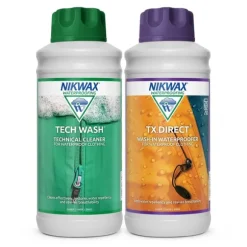NIKWAX TECH WASH 1L + TX DIRECT WASH-IN 1L, impregnering GORE-TEX tvätt