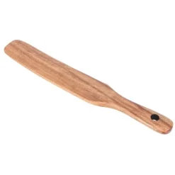 Non-stick matlagningsspatel av trä - Teak gräddträ, perfekt för hushållsredskap