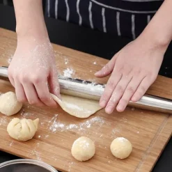 Non-stick rostfritt stål kavel kakdeg rulle bakning bakverk bakform verktyg