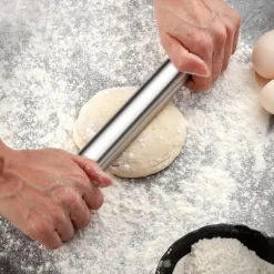 Non-stick rostfritt stål kavel kakdeg rulle bakning bakverk bakform verktyg