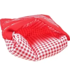 NOUVEAU Röd Tvättbar Kockväska Mikrovågsugn för Snabb Tillagning av Potatis