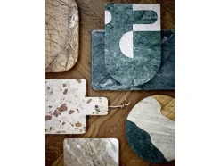 Nukaka skärbräda, brun, marmor