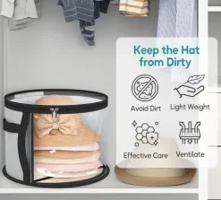 OBOSOE Extra Stor Vikbar Förvaringslåda med Förstärkt Handtag, Dubbelt Blixtlås & Säkerhetsrem – Genomskinligt Fönster, Hållbar, Lättvikts-PVC, Tvättb | CDON