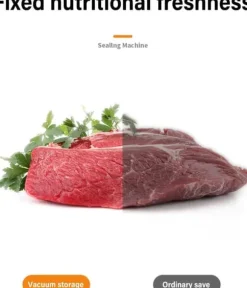 OBOSOE 5-i-1 Vakuumförpackare & Värmeförseglare – Vacuum Sealer för Torr och Fuktig Matförvaring