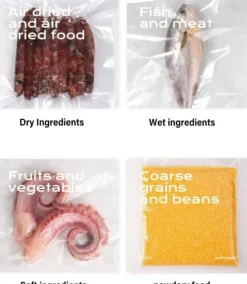 OBOSOE 5-i-1 Vakuumförpackare & Värmeförseglare – Vacuum Sealer för Torr och Fuktig Matförvaring