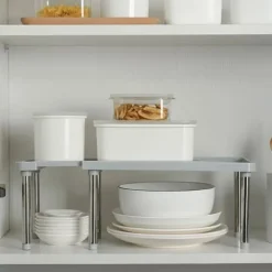 OBOSOE Köksverktyg Utbyggbar räknare Förvaringshylla bänkskiva Förvaringsskåp Kökshylla Organisation Rack Badrum Rack Köksutrustning