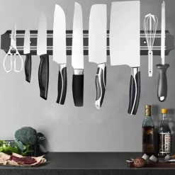 OBOSOE Magnetisk Knivhållare 48cm – Stark Magnetisk Knivlist för Kök, Kreativ Kökstillbehör
