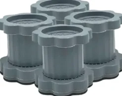 OBOSOE 4-pack Anti-Vibrationsfötter för Tvättmaskin – Stötdämpande Maskinfötter för Tvättmaskiner och Kylskåp