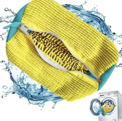 OBOSOE Tvättväska för Skor – Tvättpåse med dragkedja-360-graders heltäckande rengöring