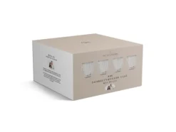 OH - Dubbelväggiga glas med räfflor - 4-pack