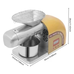 Oljepressmaskin, Intelligent Temperaturkontroll, Hög Effektivitet,Gul, L