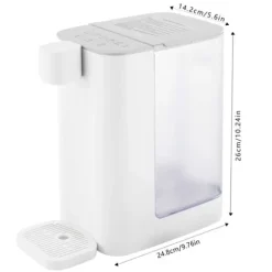 Omedelbar Varmvatten Dispenser, 5 Temperaturinställningar, Snabbkokning,VIT