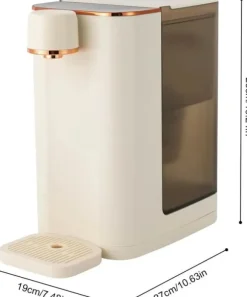 Omedelbar Vattendispenser, 3L Kapacitet, 3 Sekunders Uppvärmning,220V, VIT