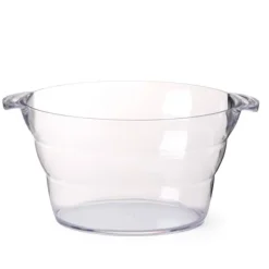 Oval skål för champagne eller punch, gjord av SAN-plast, 47x29x23cm - Hendi 593165
