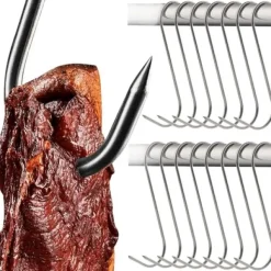 15-Pack - Rökkrokar / Köttkrokar (15 cm)