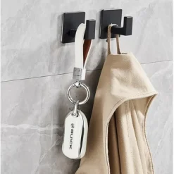 4-Pack - Självhäftande Krokar / Handdukskrokar - Hängare